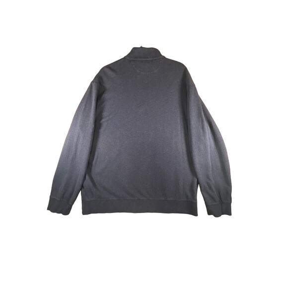 Polo Ralph Lauren Men's Quarter Zip Navy Blue Pullover Casual Sweater, Size: XL - Picture 2 of 8